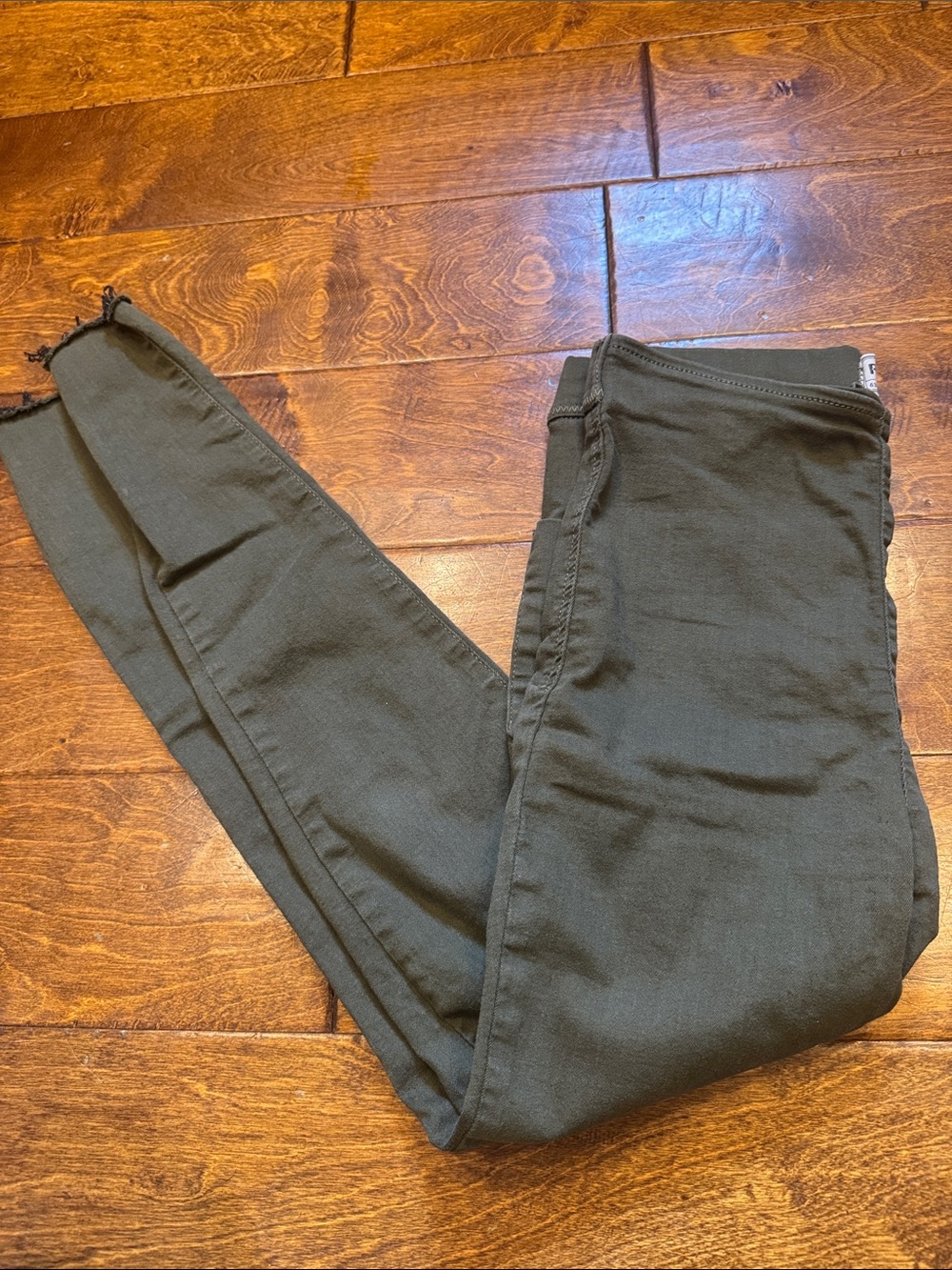 Free People Olive Green Skinny Pants